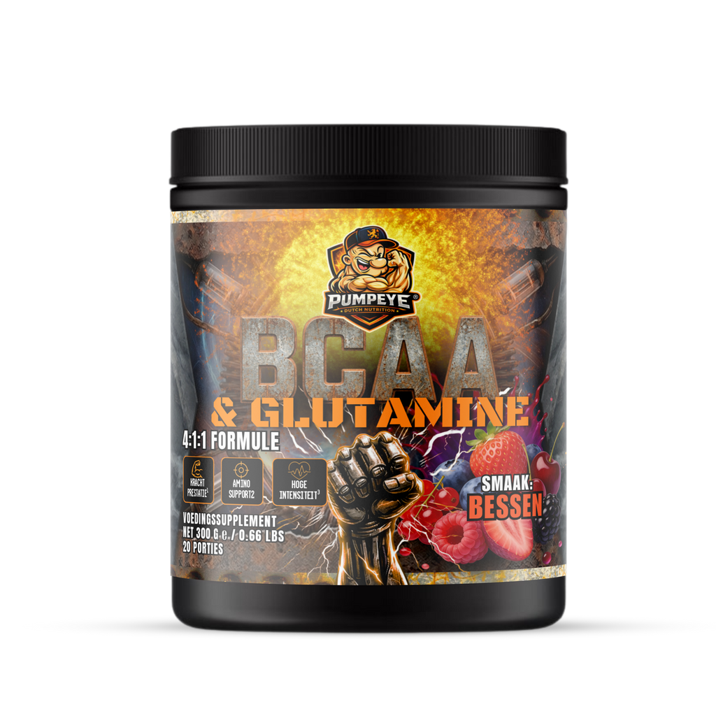 Pumpeye Dutch Nutrition BCAA + Glutamine Groei & Herstel Formule 