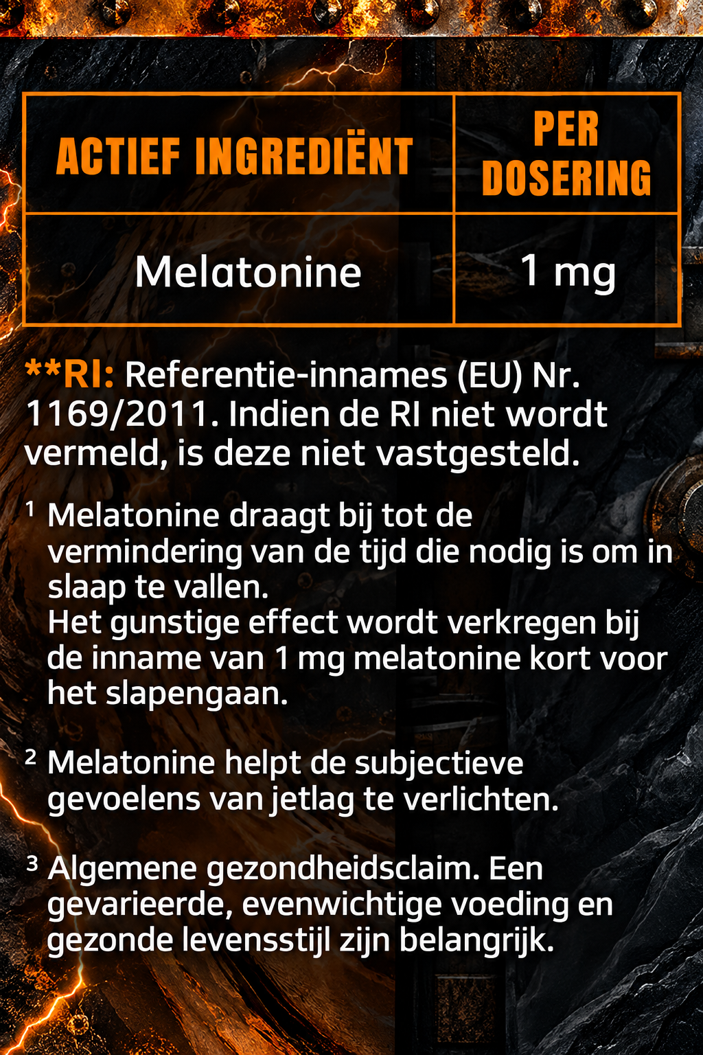Dream Machine - Melatonine Formule