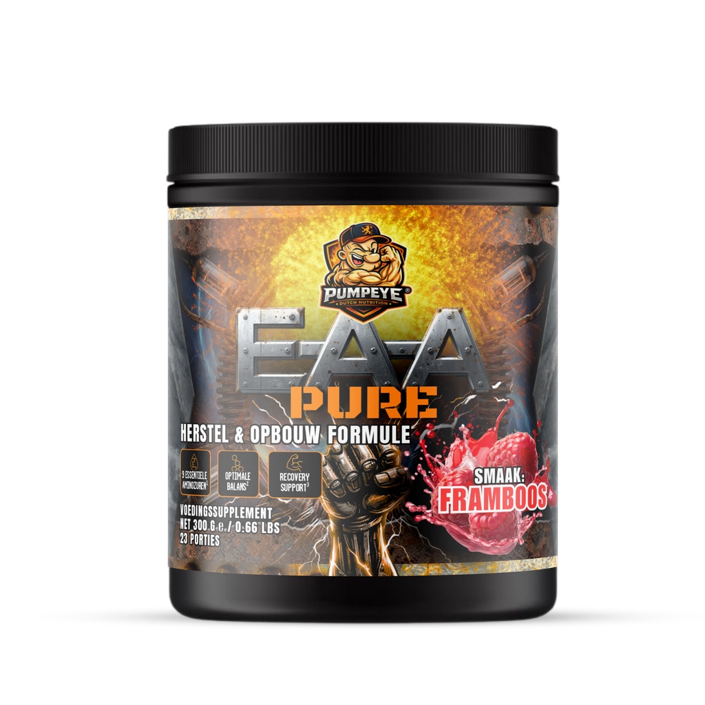 Pumpeye Dutch Nutrition EAA Pure Herstel &Opbouw Framboos 