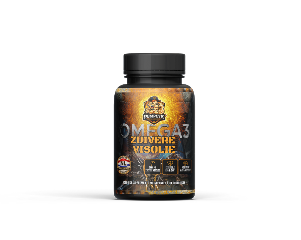 Pumpeye Dutch Nutrition Omega 3 Sterke Zuivere  Visolie 