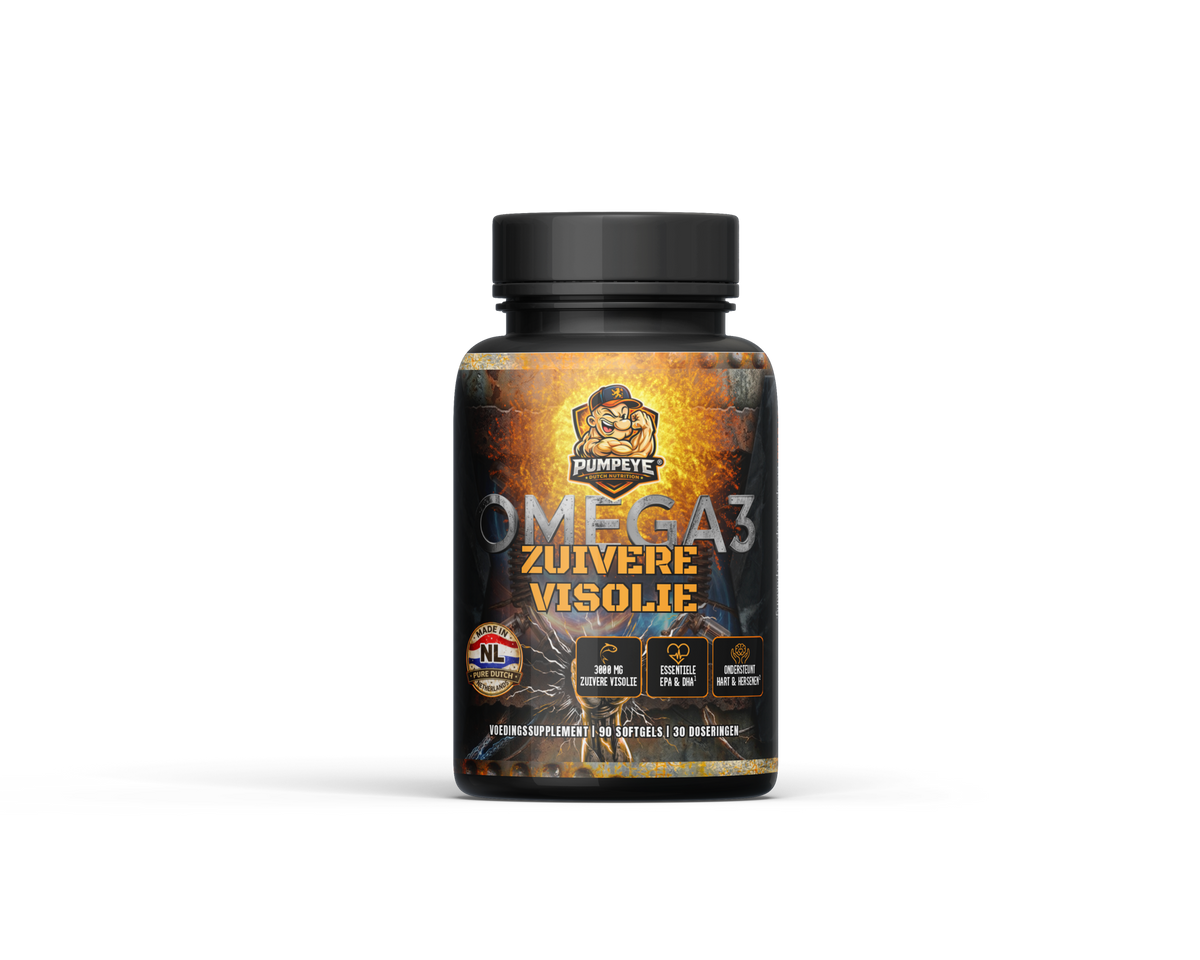 Pumpeye Dutch Nutrition Omega 3 Sterke Zuivere  Visolie 