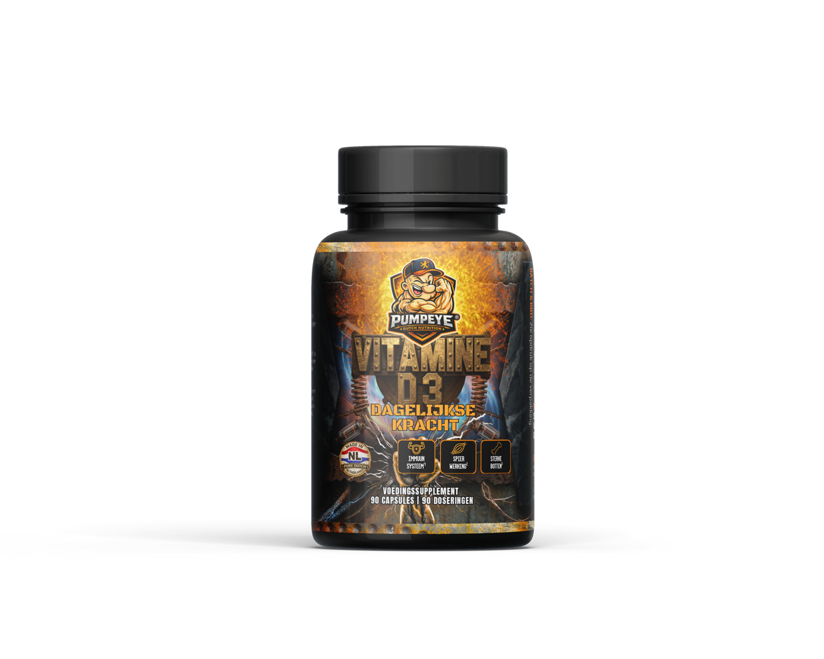 Pumpeye Dutch Nutrition Vitamine D3 
Dagelijkse Kracht