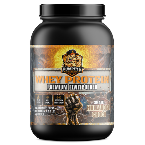 Pumpeye Dutch Nutrition 
Whey Protein Choco 1KG
